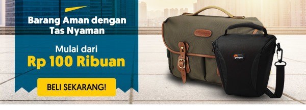 Barang aman dengan tas nyaman