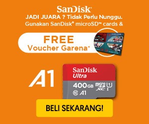 Jadi Juara? Tidak Perlu Nunggu. Sandisk