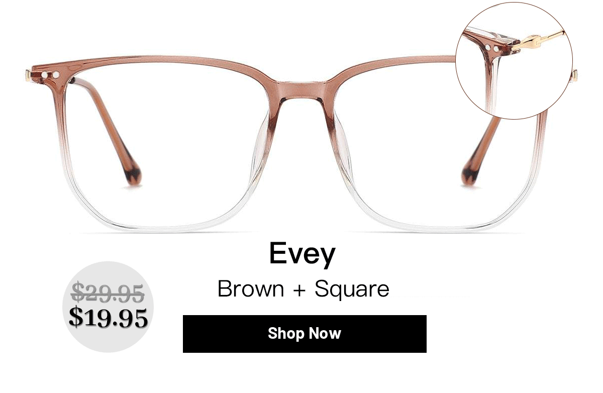 Elleri - Square Glazed Glasses For Women
